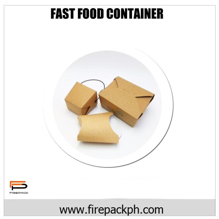 fast food container